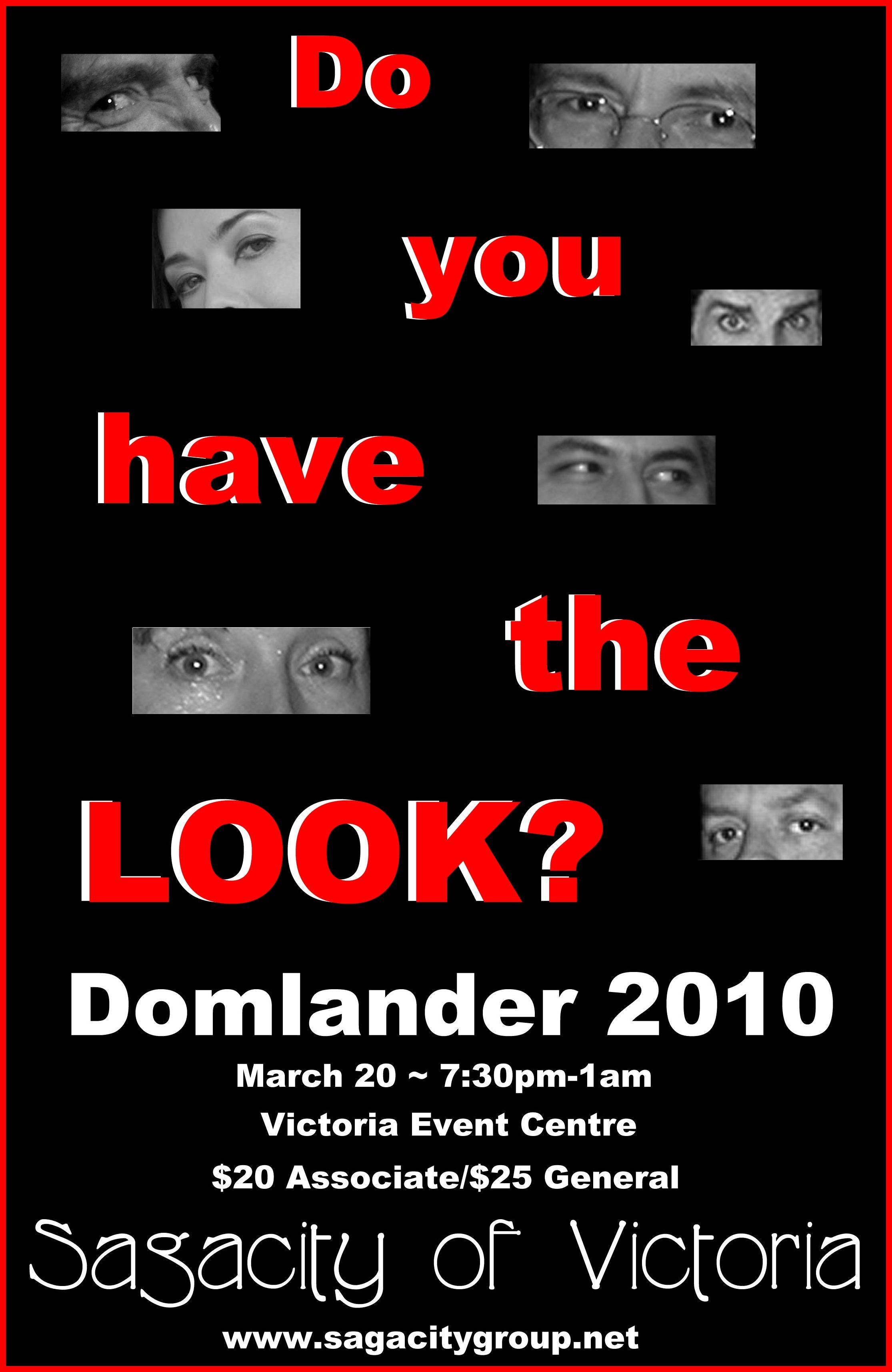 2010 Domlander Poster