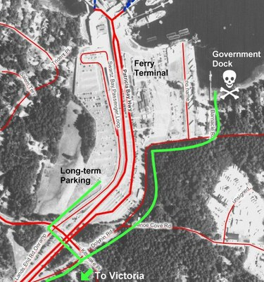 Map to Government dock