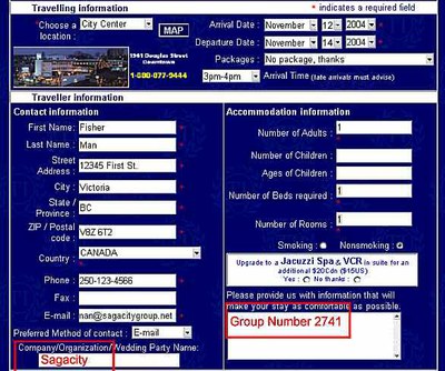 Booking Form help