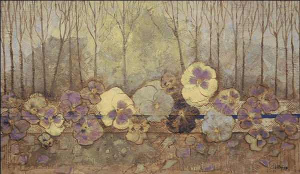 Pansies in Winter by Marilyn Seibring